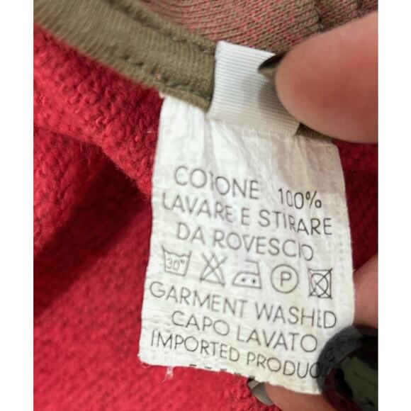 Eight Sin World Tour 1978 Rose Pink Double Zip Hooded Sweatshirt NWT Italy - Picture 10 of 10